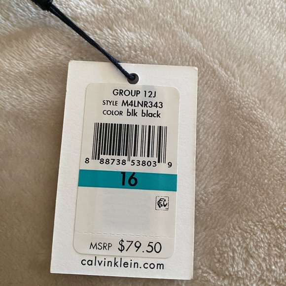Two piece Calvin Klein polyester and spandex skirt and top never worn - Picture 6 of 6